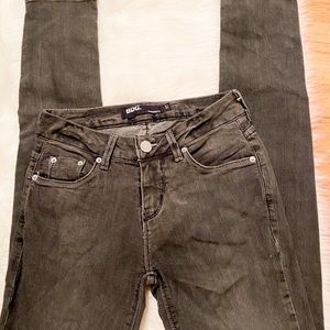 BDG Cigarette Jeans Size 27 Black Acid Fade
